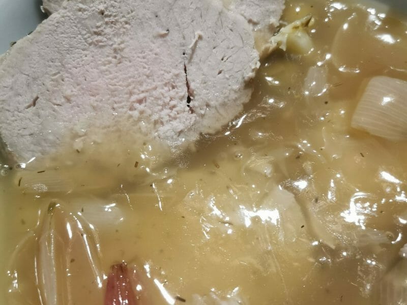 Cliquez pour zoomer ! Roti de porc sauce échalote Thermomix par lpblea