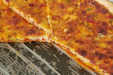 Cliquez pour zoomer ! Quiche poivrons et chorizo Thermomix par lpblea