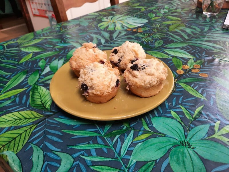 Cliquez pour zoomer ! Muffins aux myrtilles Thermomix par simomone