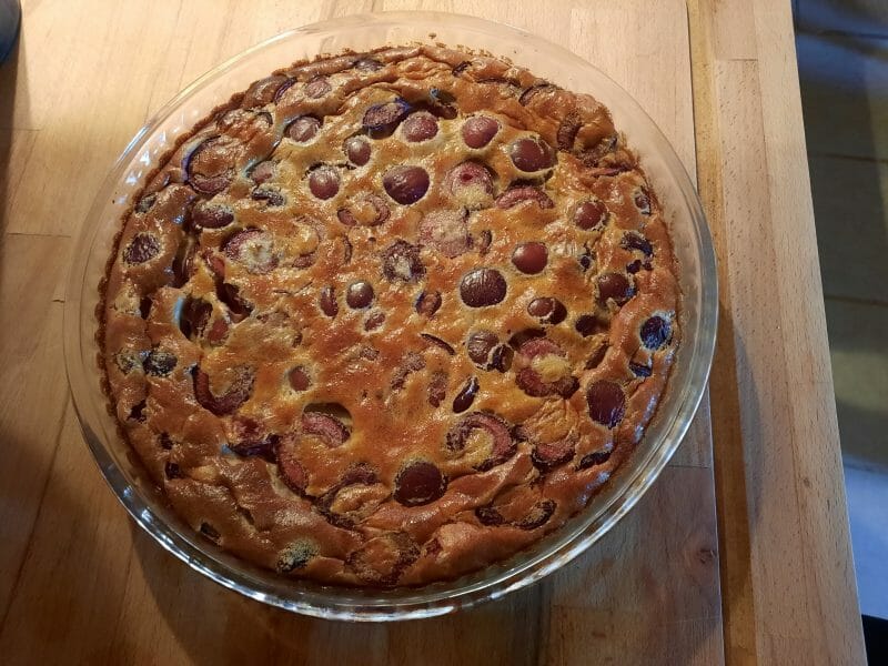 Cliquez pour zoomer ! Clafoutis aux cerises Thermomix par simomone