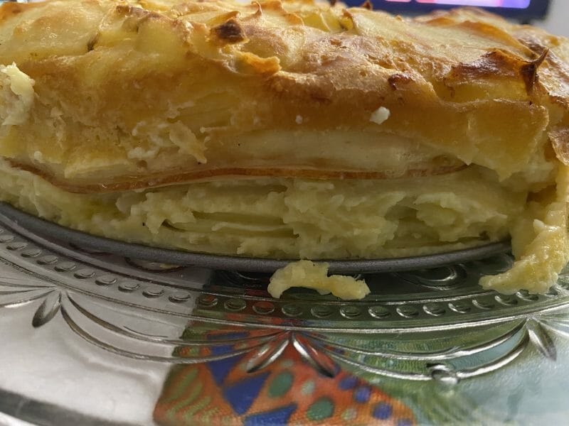 Cliquez pour zoomer ! Gâteau invisible raclette Thermomix par wassoum