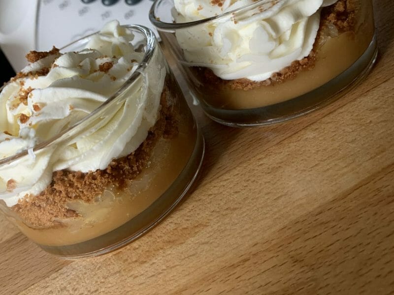 Cliquez pour zoomer ! Verrines pommes caramel et spéculoos Thermomix par tatianathbt