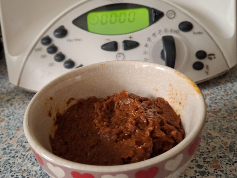Cliquez pour zoomer ! Tartinade d’aubergines et tomates Thermomix par bribri63