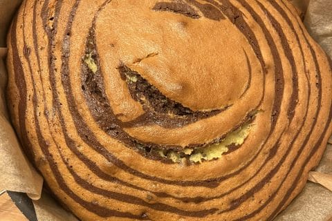 Cliquez pour zoomer ! Gâteau zébré Thermomix par oreye35