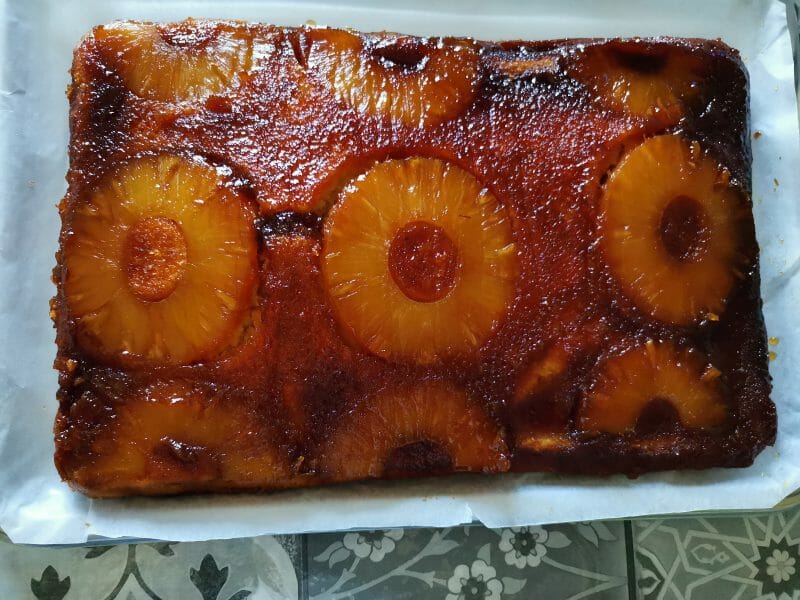 Cliquez pour zoomer ! Gâteau renversé à l’ananas Thermomix par viny_1