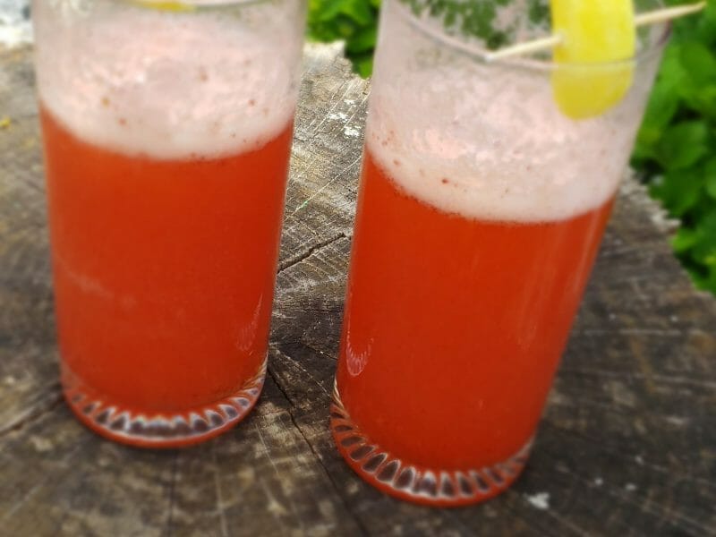 Cliquez pour zoomer ! Limonade à la fraise Thermomix par Milotte11