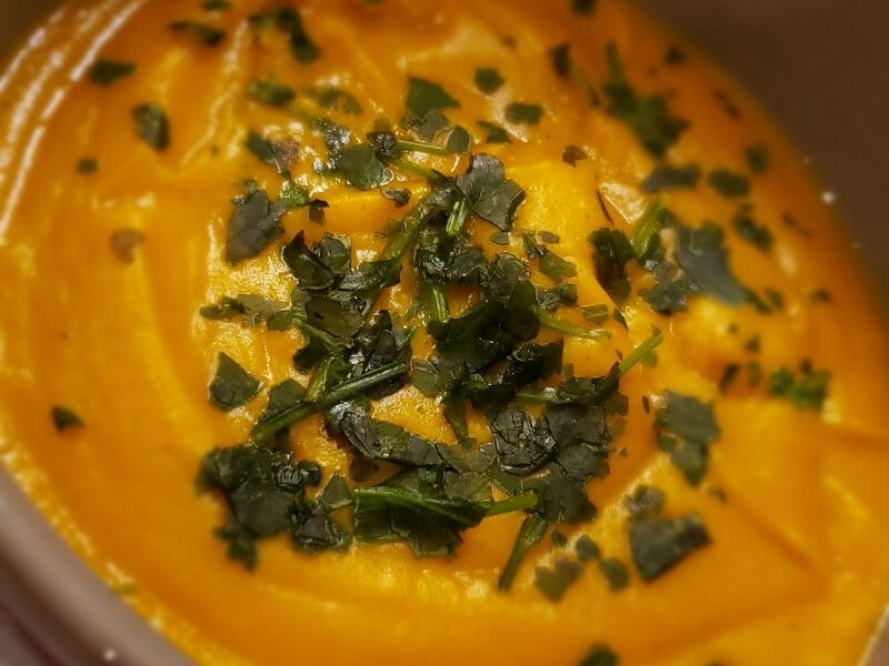Cliquez pour zoomer ! Potage coco butternut au garam masala Thermomix par Milotte11