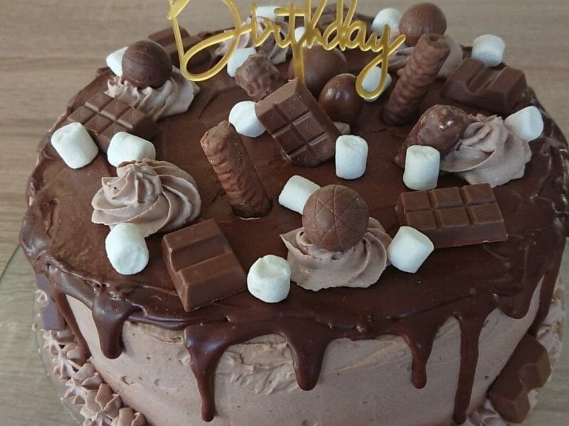 Cliquez pour zoomer ! Layer cake Kinder Bueno Thermomix par muckyfinger