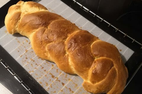 Cliquez pour zoomer ! Brioche tressée à la mie filante Thermomix par Vanessa