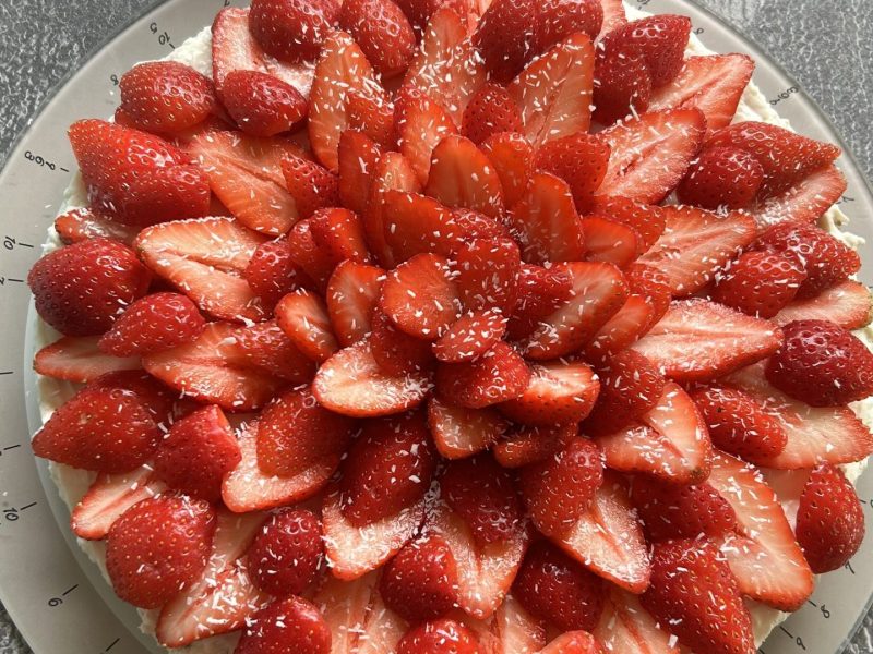 Cliquez pour zoomer ! Tarte aux fraises sans cuisson Thermomix par kinsley76