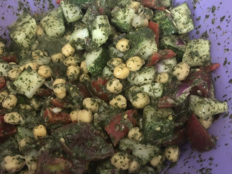 Cliquez pour zoomer ! Salade de pois chiches Thermomix par aure_1902