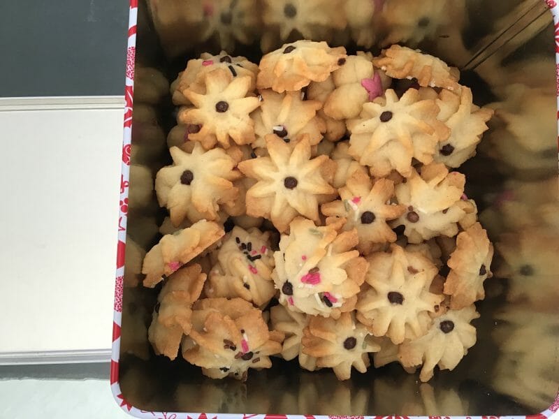 Cliquez pour zoomer ! Sablés à la presse à biscuits Thermomix par elsaelsa574