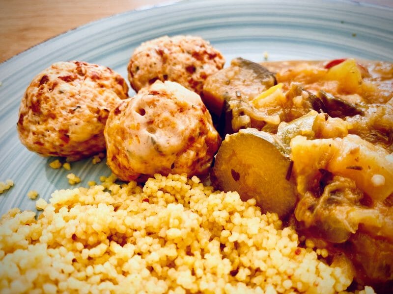 Cliquez pour zoomer ! Boulettes de poulet au chorizo Thermomix par fanny_cook