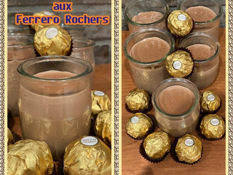 Cliquez pour zoomer ! Crème dessert au Ferrero Rocher Thermomix par lamito