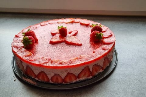 Cliquez pour zoomer ! Bavarois aux fraises Thermomix par celine8231