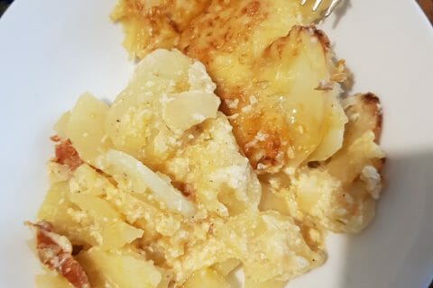 Cliquez pour zoomer ! Gratin de pommes de terre au chorizo au Thermomix