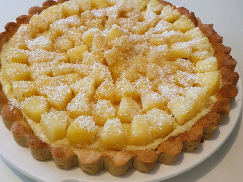 Cliquez pour zoomer ! Tarte piña colada Thermomix par Nelkab