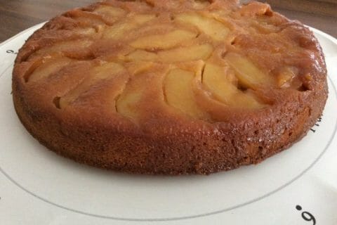 Cliquez pour zoomer ! Gâteau renversé aux pommes caramélisées Thermomix par Eonia