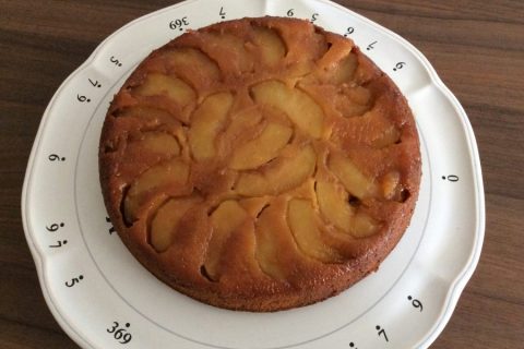 Cliquez pour zoomer ! Gâteau renversé aux pommes caramélisées Thermomix par Eonia