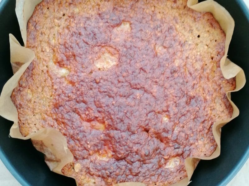 Cliquez pour zoomer ! Gâteau de flocons d’avoine à la banane Thermomix par lilou28