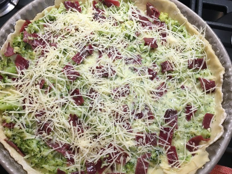 Cliquez pour zoomer ! Quiche au brocoli et jambon Thermomix par n@nou67