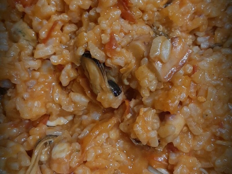 Cliquez pour zoomer ! Risotto aux fruits de mer Thermomix par cloe_20