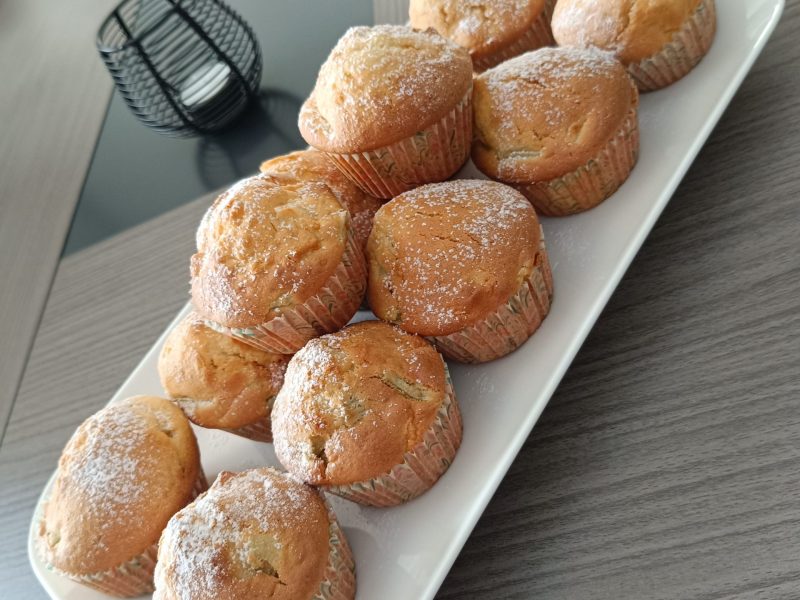 Cliquez pour zoomer ! Muffins à la rhubarbe Thermomix par Sonia