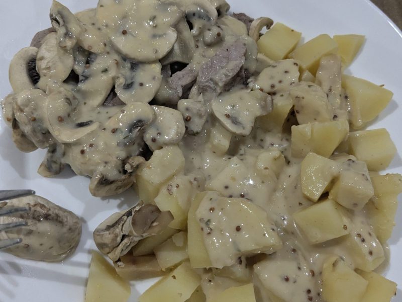 Cliquez pour zoomer ! Filet mignon à la moutarde Thermomix par solene_94