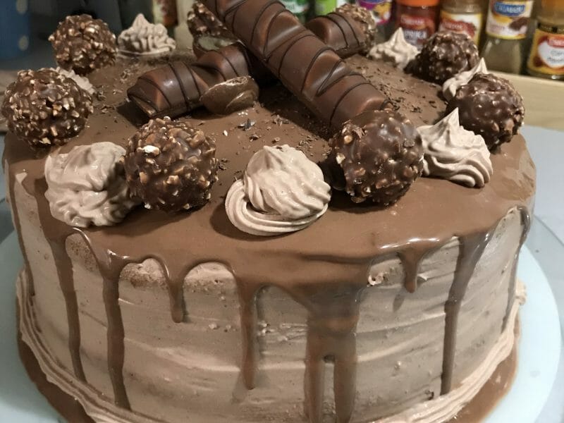 Cliquez pour zoomer ! Layer cake Kinder Bueno Thermomix par vero_48