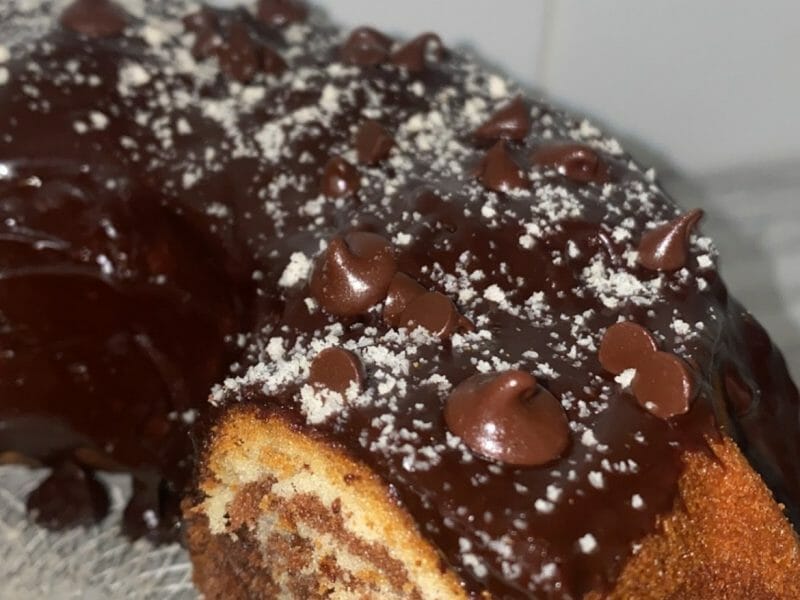 Cliquez pour zoomer ! Gâteau zébré Thermomix par rania13_