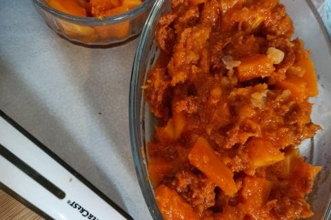 Cliquez pour zoomer ! Crumble de butternut au chorizo Thermomix par geri111019