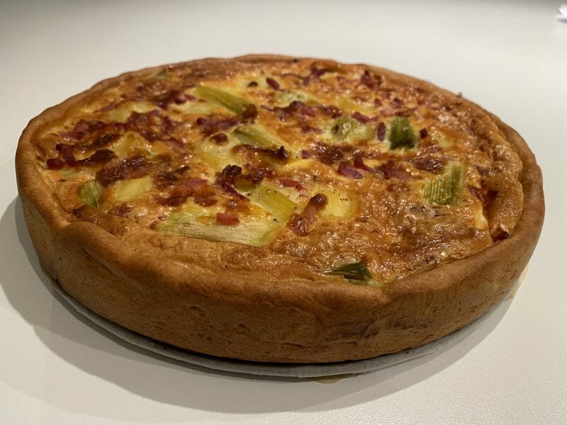 Cliquez pour zoomer ! Gâteau poireaux, lardons et fromage Thermomix par rosa_10