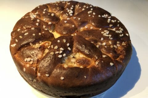 Cliquez pour zoomer ! Brioche aux pommes caramélisées Thermomix par rosa_10