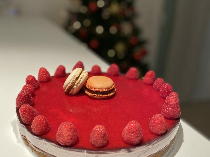 Cliquez pour zoomer ! Bavarois aux framboises Thermomix par rosa_10