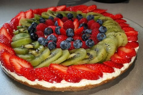 Cliquez pour zoomer ! Tarte aux fraises sans cuisson Thermomix par vb85