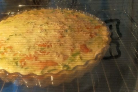 Cliquez pour zoomer ! Quiche Poireaux et Saumon Thermomix par lau_59