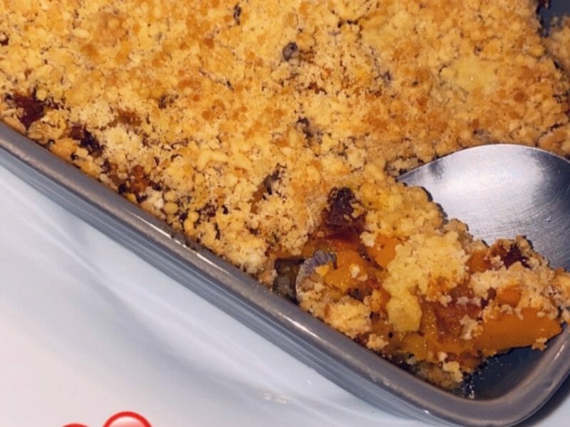 Cliquez pour zoomer ! Crumble de butternut au chorizo Thermomix par alison_55