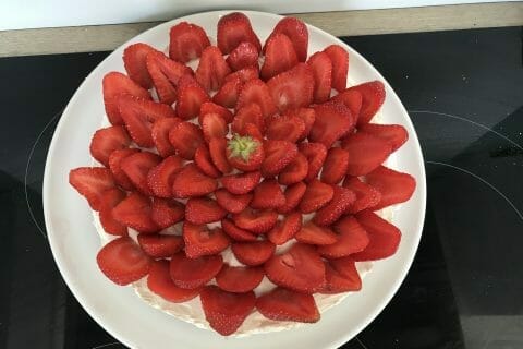 Cliquez pour zoomer ! Tarte aux fraises sans cuisson Thermomix par morgane