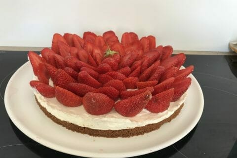 Cliquez pour zoomer ! Tarte aux fraises sans cuisson Thermomix par morgane