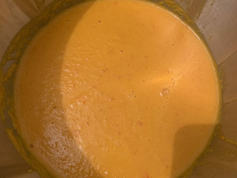 Cliquez pour zoomer ! Velouté de carottes et poivrons rouges Thermomix par marie-hermine