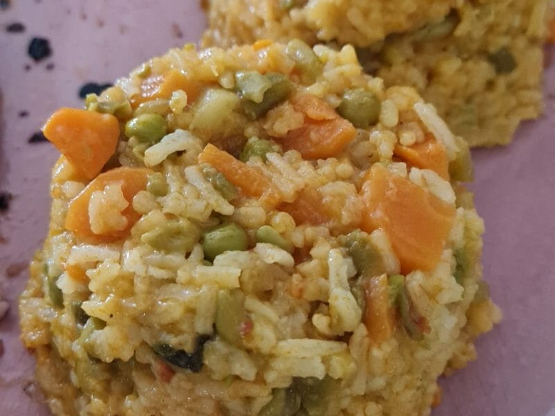 Cliquez pour zoomer ! Riz safrané aux petits légumes Thermomix par swastia