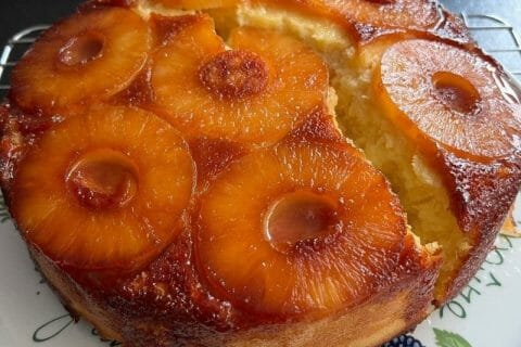 Cliquez pour zoomer ! Gâteau renversé à l’ananas Thermomix par anneb64