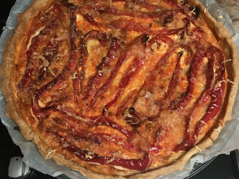 Cliquez pour zoomer ! Quiche poivrons et chorizo Thermomix par jacanilu84