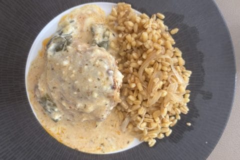 Cliquez pour zoomer ! Poulet sauce crémeuse au citron Thermomix par jacanilu84