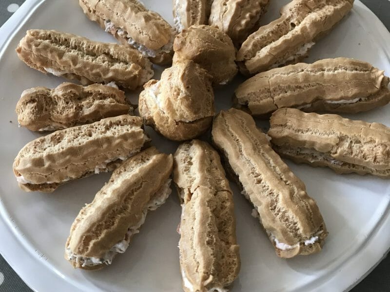 Cliquez pour zoomer ! Mini éclairs au saumon fumé Thermomix par jacanilu84