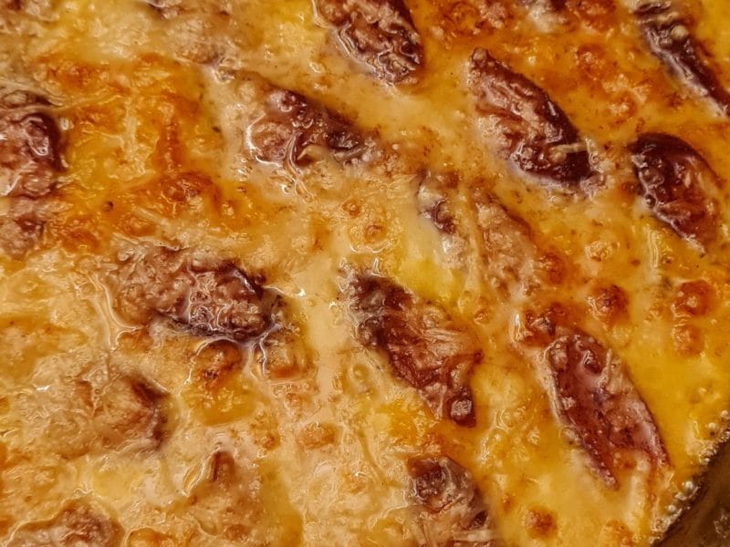 Cliquez pour zoomer ! Gratin de butternut à la saucisse de Montbéliard Thermomix par aliasval59