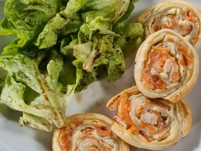 Cliquez pour zoomer ! Roulés feuilletés au saumon Thermomix par aliasval59