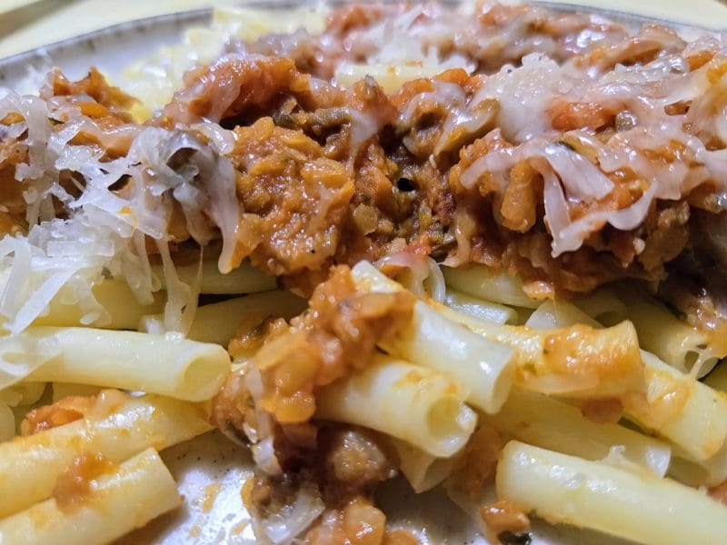 Cliquez pour zoomer ! Bolognaise végétarienne aux lentilles Thermomix par nathalie90400