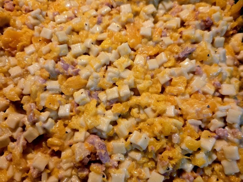 Cliquez pour zoomer ! Gratin de crozets aux courgettes et saumon fumé Thermomix par nathalie90400