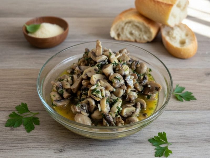 Cliquez pour zoomer ! Champignons à l’ail Thermomix par nathalie90400